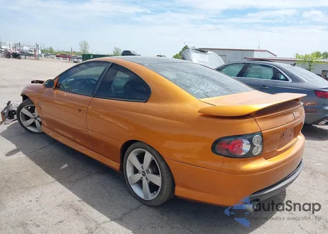 2006 Pontiac Gto из США, поврежденный, VIN 6G2VX12U36L823740
